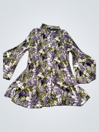 Maccine Bluse mit floralem Print und Falten
