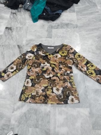 TANJAY Bedrucktes Langarmoberteil mit Blumenmuster