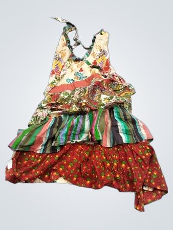 Böhmisches Stufen-Maxikleid