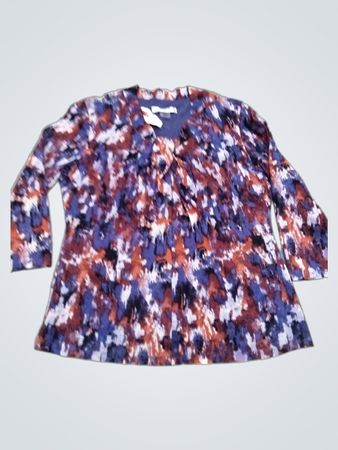 Tanjay Petite Damen Bluse mit abstraktem Muster
