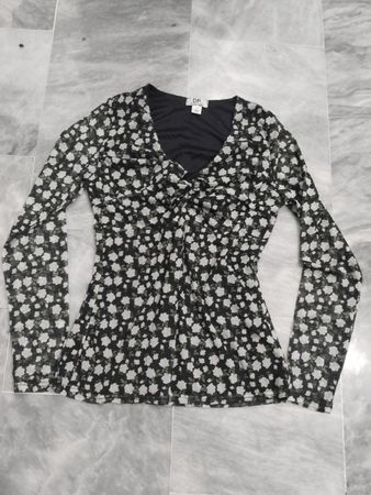 Dorothy Perkins Langärmeliges Oberteil mit Blumenmuster