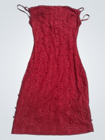 Windsor Red Perlenbesetztes Minikleid