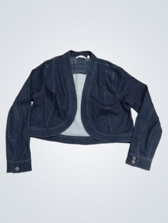 Soft Surroundings Jeans-Cropped-Jacke