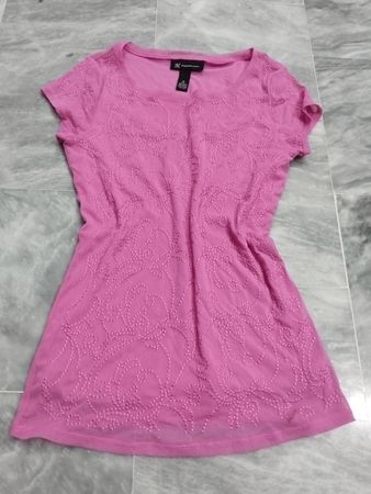 INC International Concepts Pink besticktes Oberteil