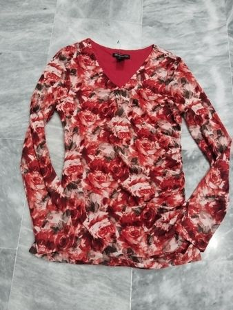 INC International Concepts Floral Langarmshirt