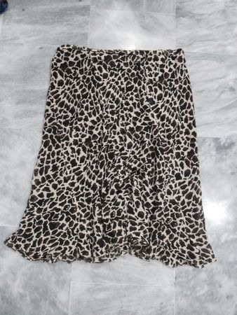 Jones New York Animal Print Midirock