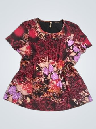 White Stag Damen Tunika-Oberteil mit Blumenmuster