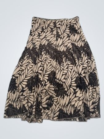 POPOLI Blattmuster Maxi-Rock