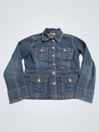 CHICO'S Platinum Jeansjacke