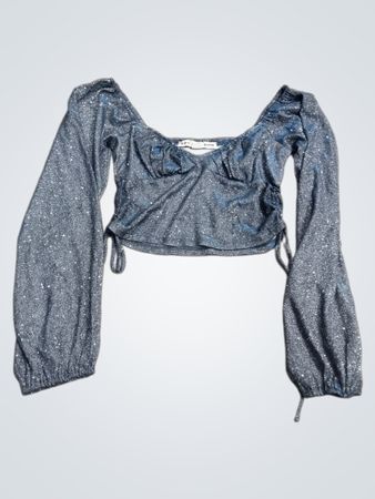 HYFVE Langärmeliges gerafftes Cropped-Top