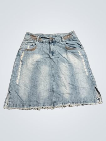Nuo Pai Jeans Damen Jeansrock XL