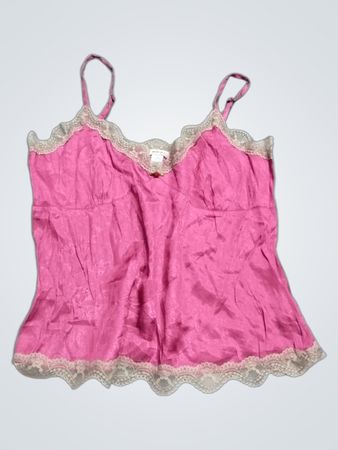 Old Navy Spitzenträger-Top in Pink mit Spitzenbesatz