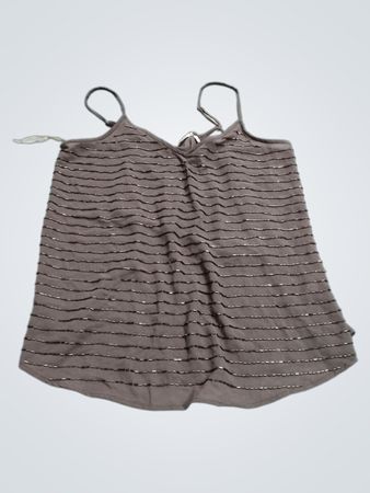 Braunes verziertes Camisole