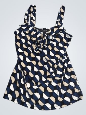 White House Black Market Tanktop mit geometrischem Muster