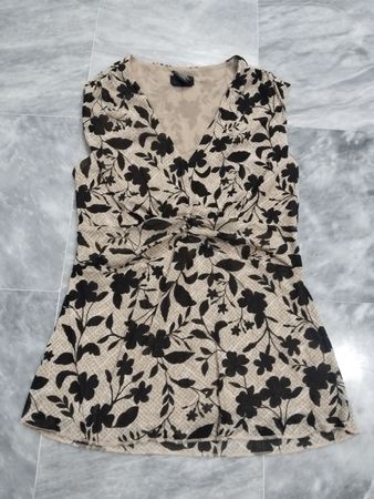 George Floral Print ärmelloses Top