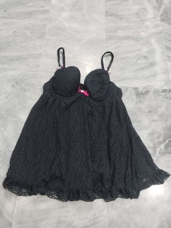 La Senza Black Lace Babydoll