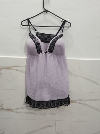 APT.9 intimates Damen-Babydoll mit Spitzenbesatz