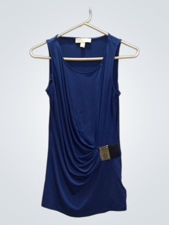 Michael Kors ärmelloses blaues Oberteil