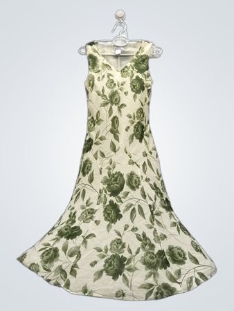 JG HOOK Damen ärmelloses Kleid mit Blumenmuster