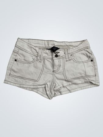 City Streets weiße Denim-Shorts