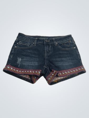 VIGOSS Denim-Shorts mit Stickerei
