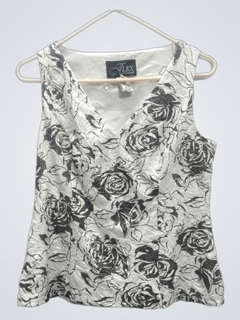 Alex Evenings Floral ärmelloses Top