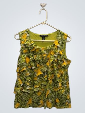 DESIGNERS ORIGINALS Petite Rüschentop ärmellos