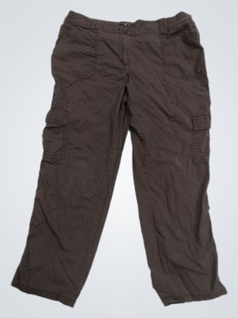 Chico's Brown Cargo-Capris