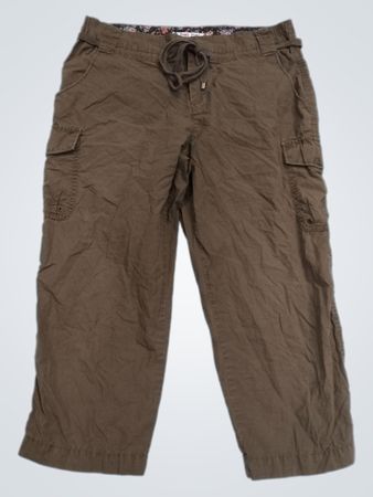 Hei Hei Damen Cargo-Caprihose in Braun