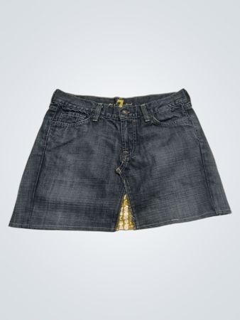7 For All Mankind Denim Minirock