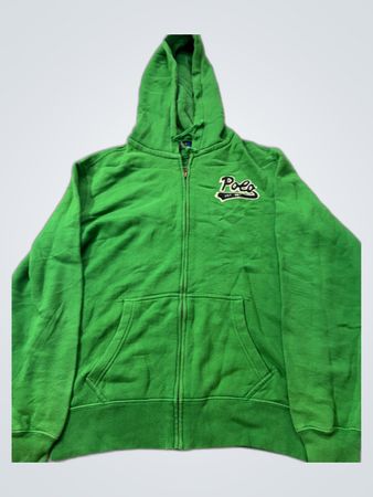 Polo Ralph Lauren Green Zip-Up Hoodie