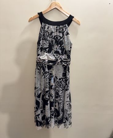 R&M Richards Ärmelloses Midikleid mit Blumenmuster