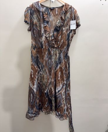 MSK bedrucktes Stufenvolant-Kleid