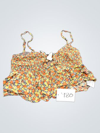 American Eagle Blumen-Smocked-Cami-Top