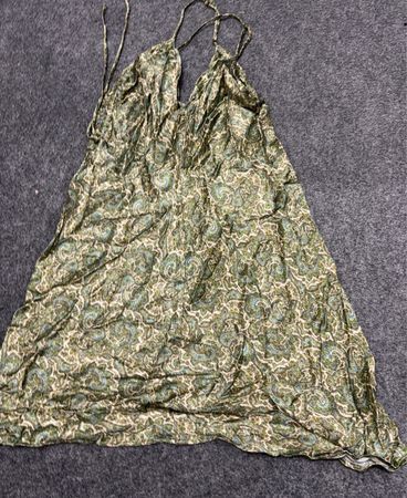 Paisley-Print Trägerkleid