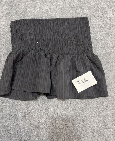 Bluenotes Black geraffte Taillen-Shorts