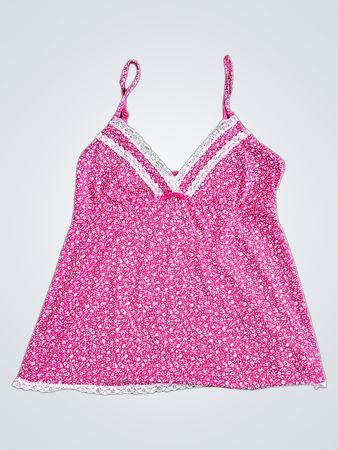 Pink Floral Camisole