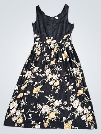 Black Floral Dress