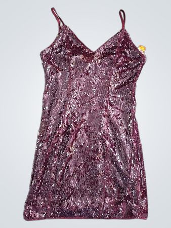 Forever 21 Sequin V-Neck Mini Dress