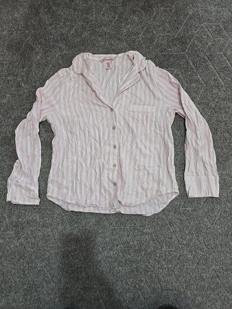Victoria's Secret Pink Striped Blouse