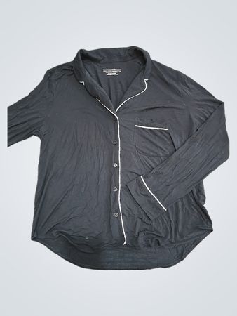 Victoria's Secret Black Pajama Shirt
