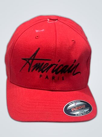 Americain Paris Red Baseball Cap