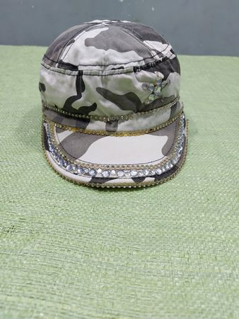 Unbranded Camo Rhinestone Bucket Hat