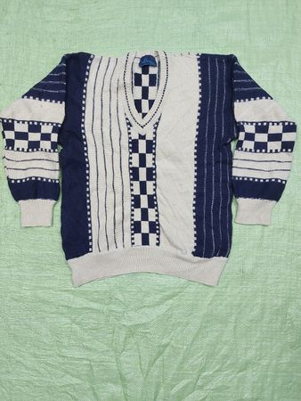 Horse V-Neck Knit Sweater