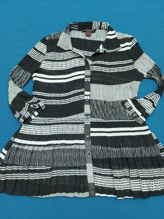 Black and White Striped Dress