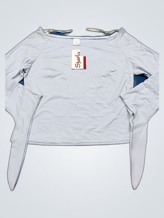 Starla Light Blue Long-Sleeve Top