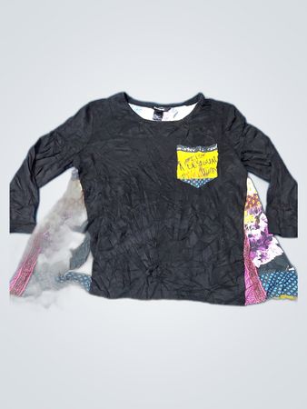 Desigual Patchwork Long Sleeve Top