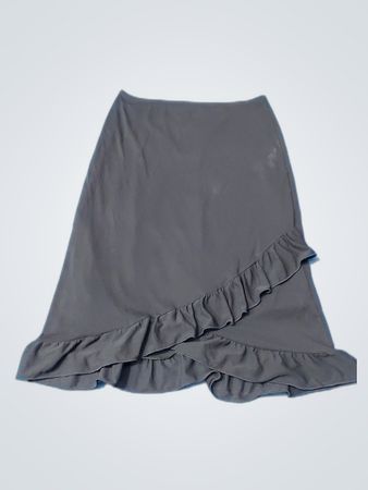Black Ruffled Skirt