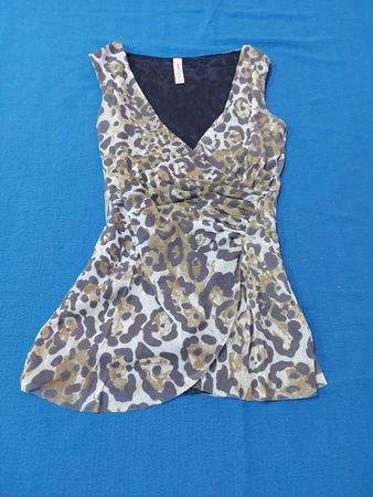 Tommy Hilfiger Sweetface Leopard Print Sleeveless Top