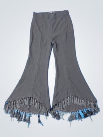 Zara Fringed Flare Pants